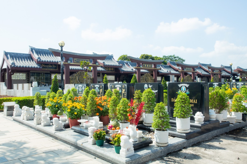 tổng thể công viên quy hoạch phong thủy hình chữ Thiên (天)