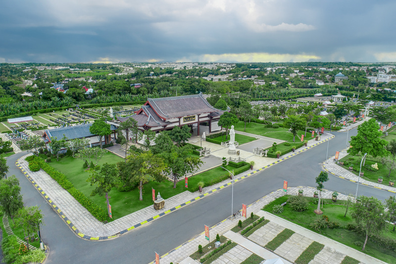 Công viên Nghĩa trang Sài Gòn Thiên Phúc có vị trí địa lý gần TP.HCM nhất