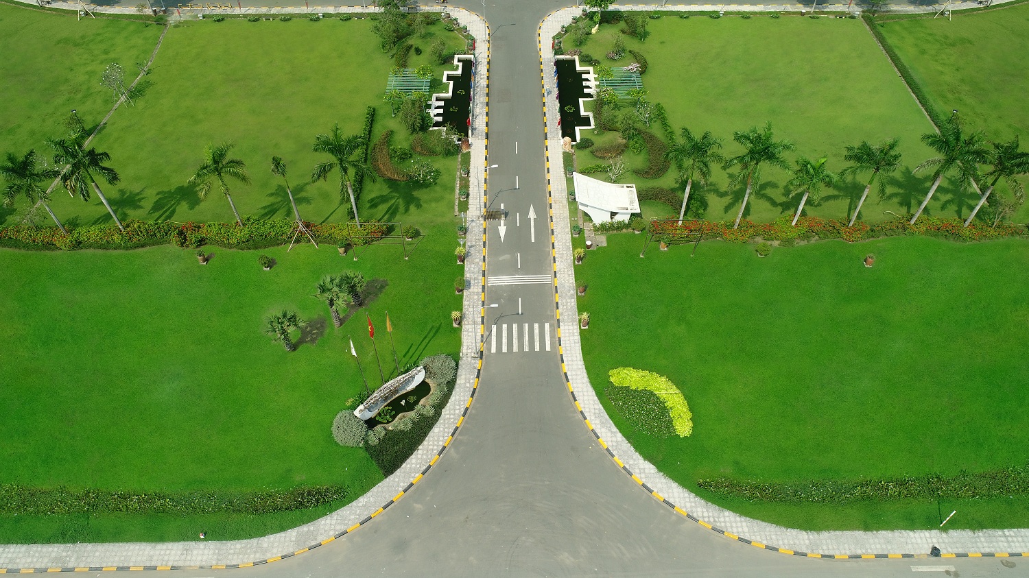 Thiên Hồng Phúc - Hình flycam chính diện
