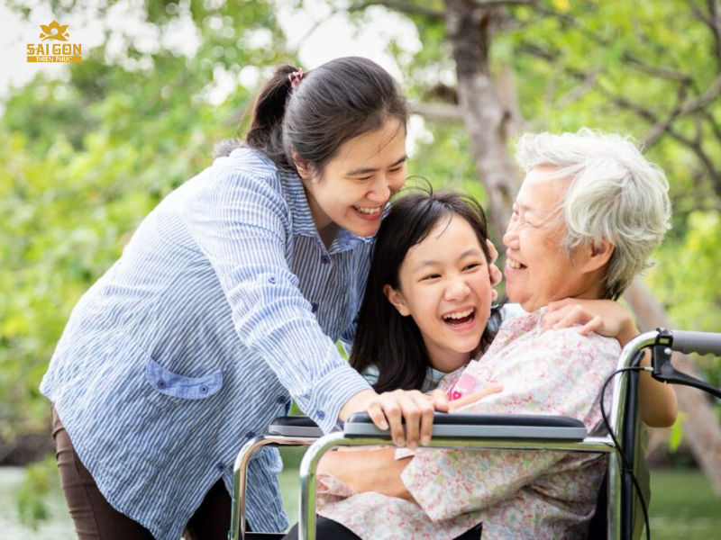 chăm sóc sức khỏe cha mẹ